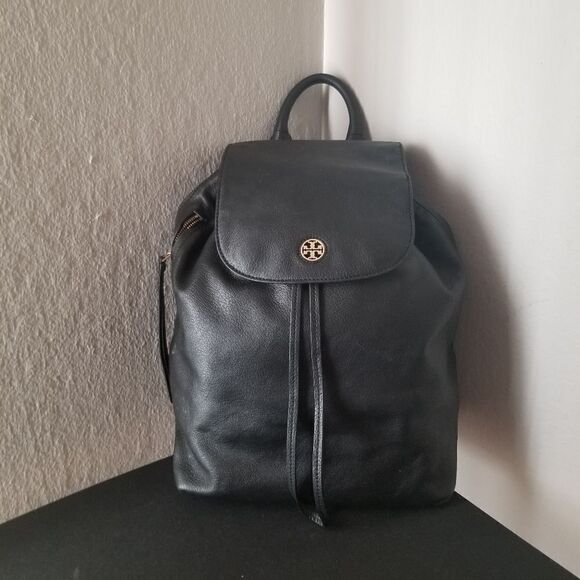 Tory Burch Leather Backpack - Picture 1 of 13
